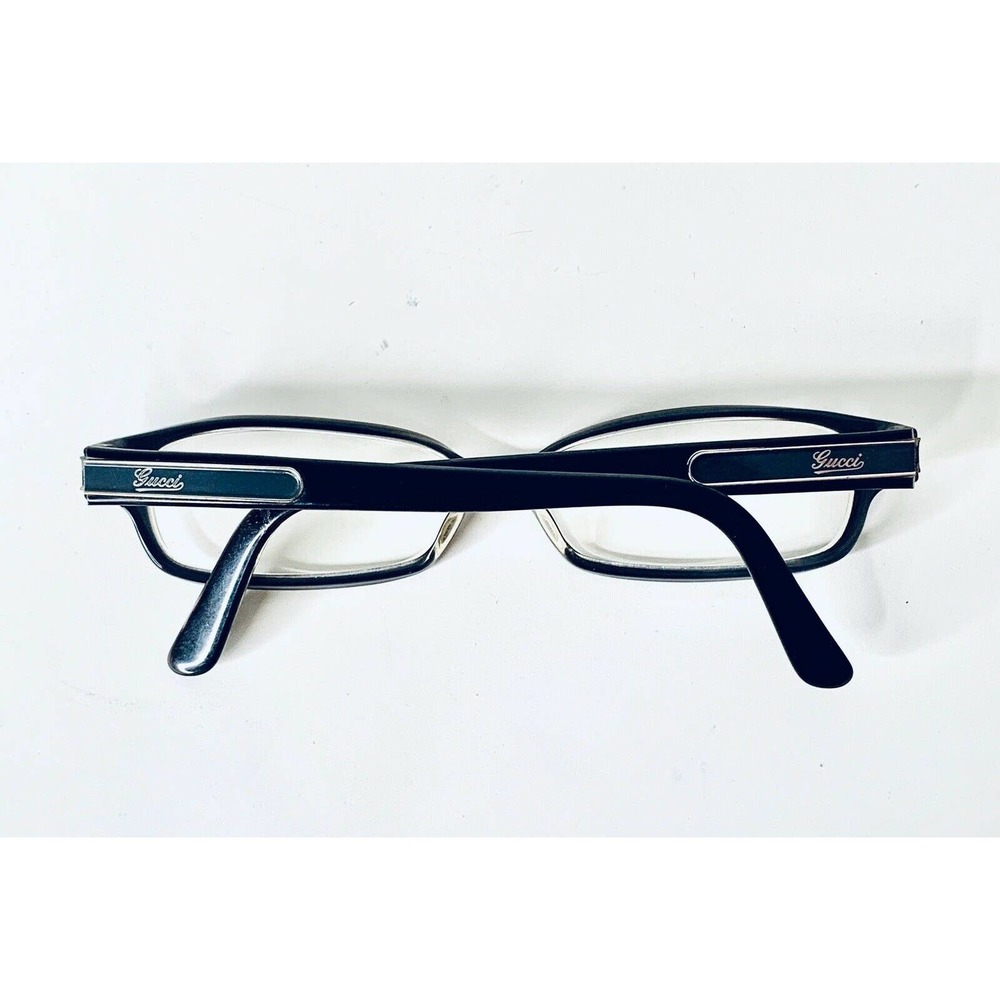 Gucci Black Lucite Rectangular Glasses - image 7